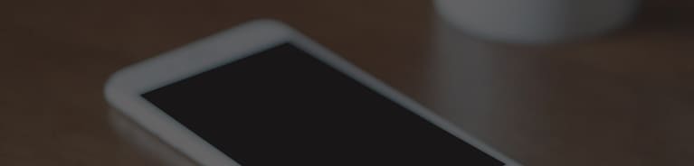 A smartphone on a table