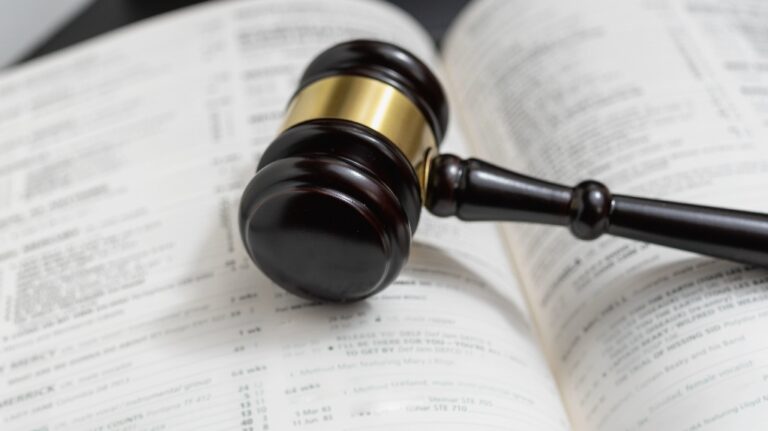 Judge's Gavel and Law Book