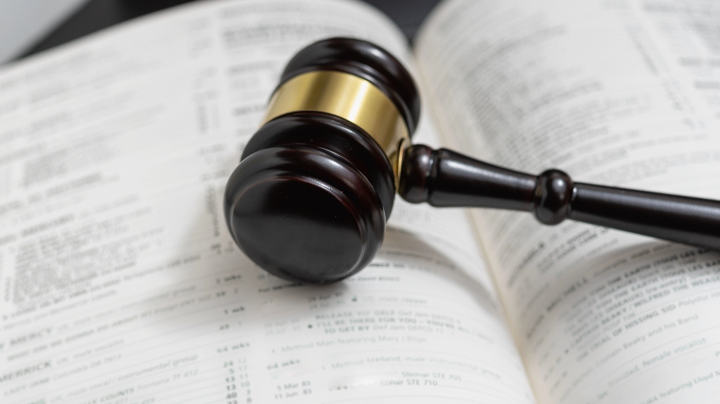 Judge's Gavel and Law Book